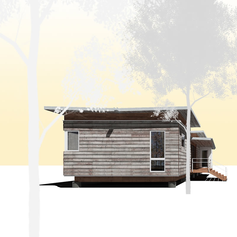 SIP cabin stackable, expandable pods